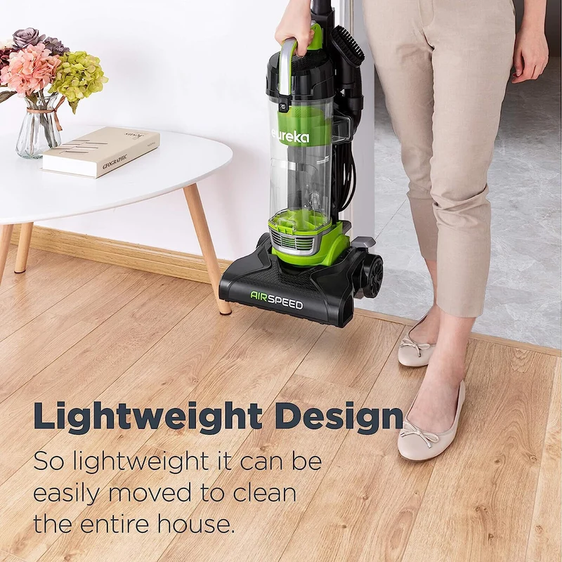 Upright Carpet Floor Airspeed Ultra-Lightweight Vacuum Eureka Powerful Bagless