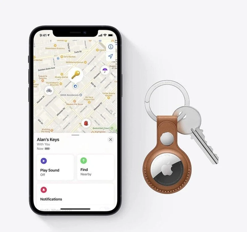 Real Apple 100% Authentic Air Tag Tracker for keys, remote, cars important items