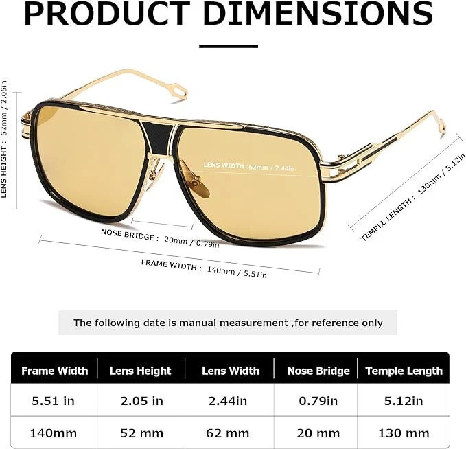 Sunglasses Men Women Unisex Goggle Alloy Big Frame Metal Punk Style Shield NEW