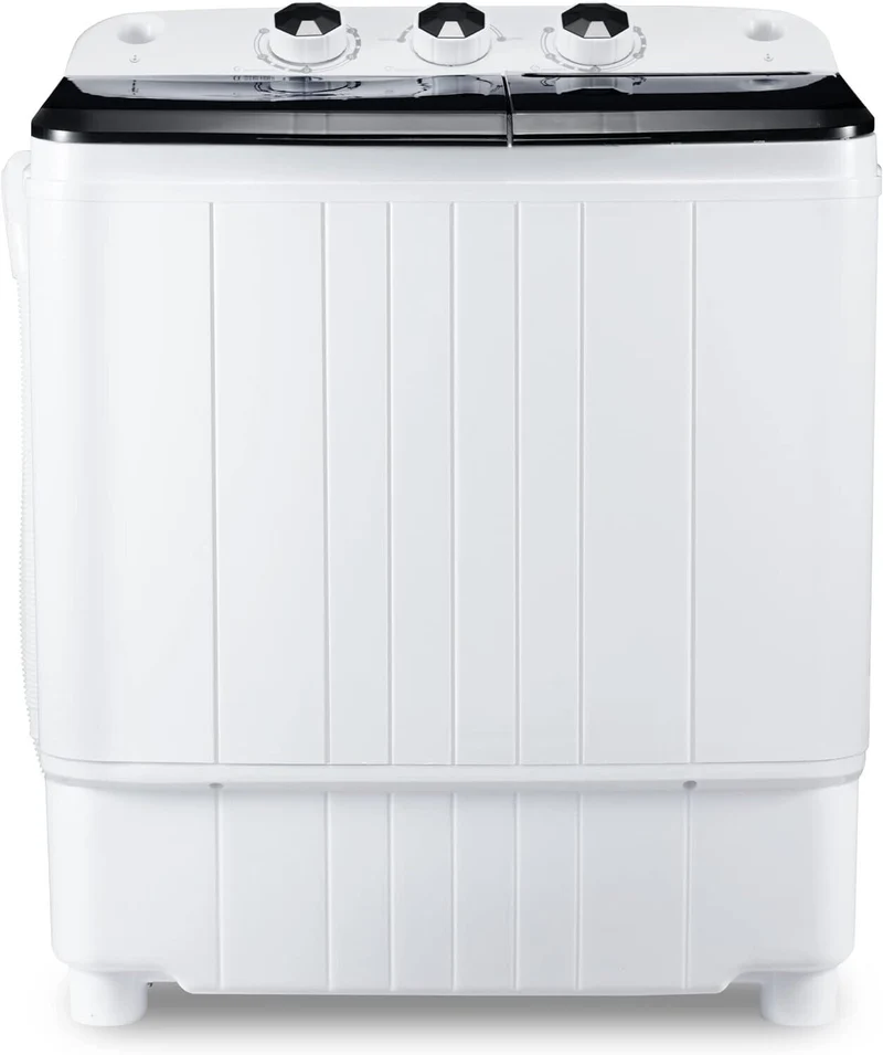Portable Washing Machine 17.6Lbs Capacity Washer and Dryer Combo 2 In 1 Mini