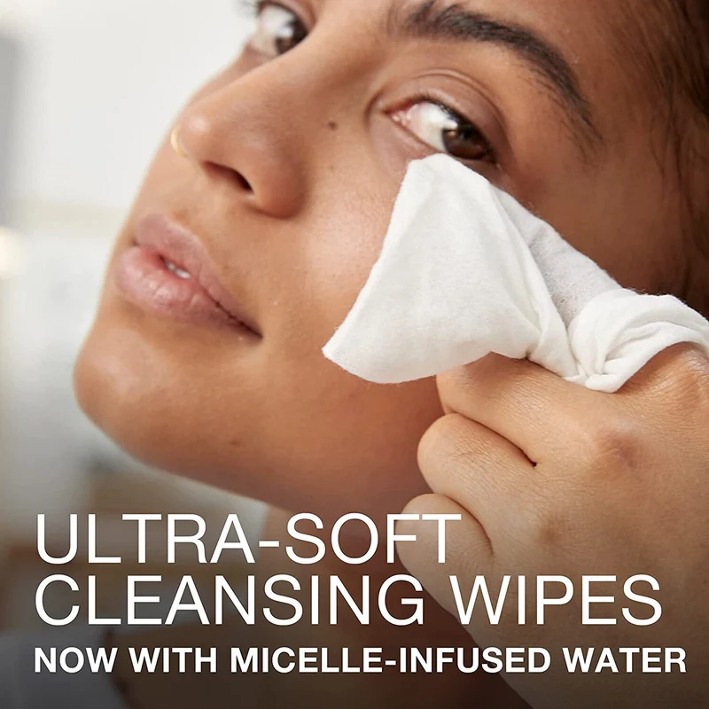 Neutrogena Makeup Remover Facial Cleansing Towelette Singles, Daily Face Wipes