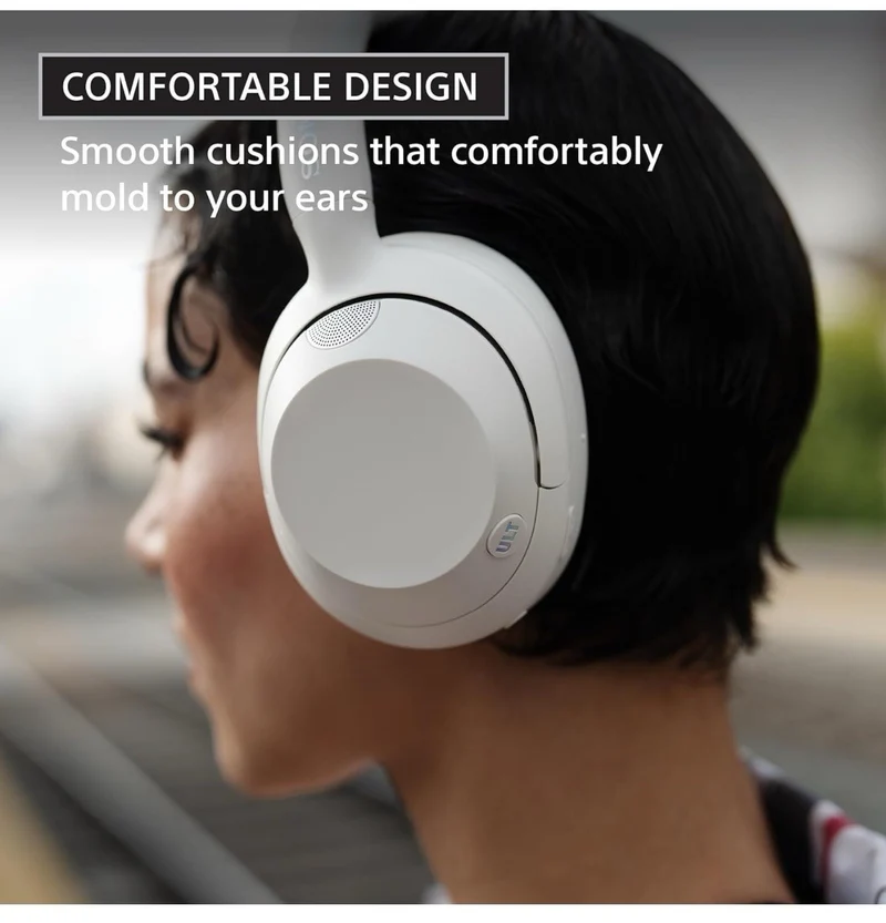 SONY Bluetooth Over-Ear Noise Cancelling, Headset w/ Built-in Alexa - Black