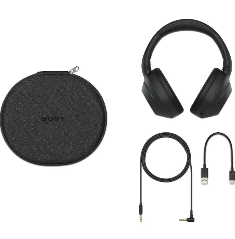 SONY Bluetooth Over-Ear Noise Cancelling, Headset w/ Built-in Alexa - Black