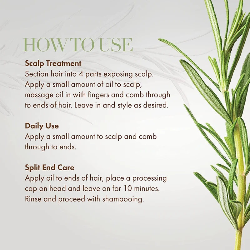 Brand New Mielle Organics Rosemary Mint Scalp Hair Strengthening Oil With Biotin