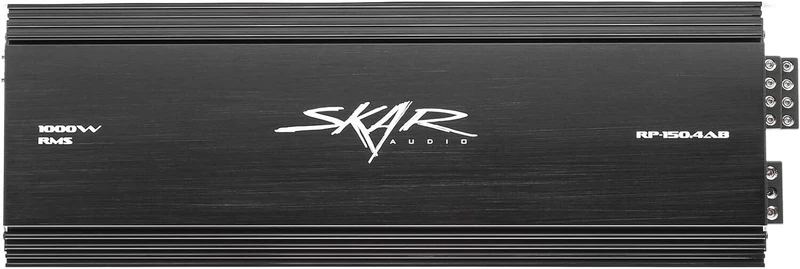 SKAR AUDIO RP-150.4ABM 4 CHANNEL 1,000 WATT RMS CLASS AB CAR AMPLIFIER - B NEW