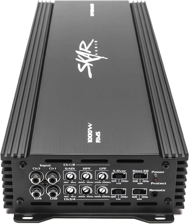 SKAR AUDIO RP-150.4ABM 4 CHANNEL 1,000 WATT RMS CLASS AB CAR AMPLIFIER - B NEW