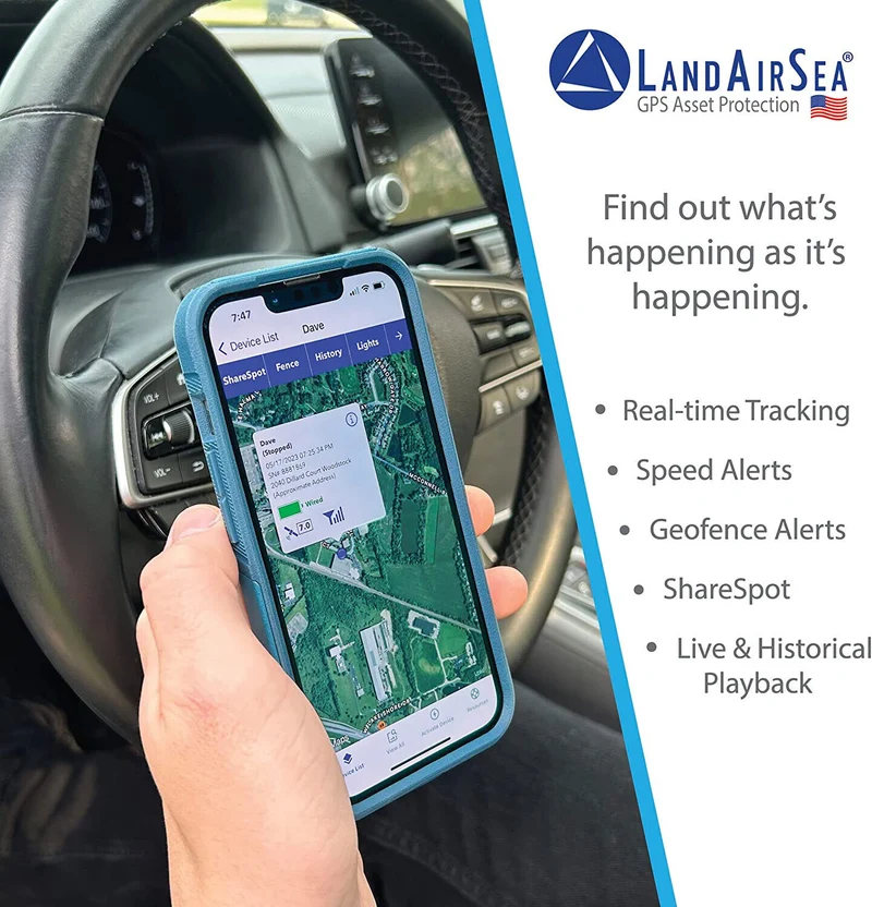Full Global Coverage. 4G LandAirSea 54 GPS Tracker, Waterproof Magnet Mount.