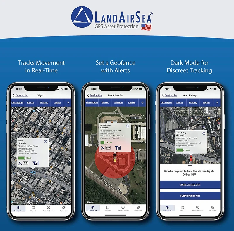 Full Global Coverage. 4G LandAirSea 54 GPS Tracker, Waterproof Magnet Mount.