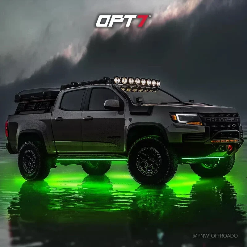BRAND NEW LED Underglow Bluetooth Enabled Lighting Kit OPT7 AURA PRO All-Color