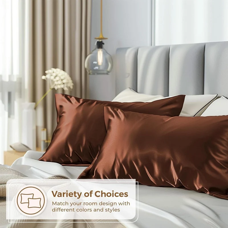 Satin Sheets Hotel Luxury Silky Bed Extra Soft 1800 Microfiber - FULL SIZE