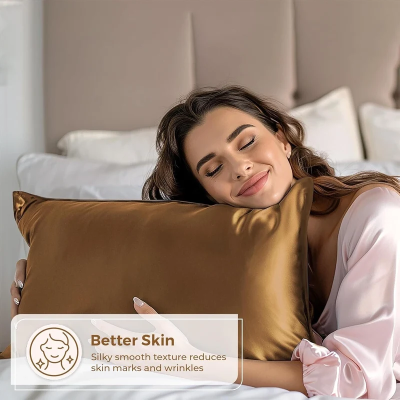 Satin Sheets Hotel Luxury Silky Bed Extra Soft 1800 Microfiber - TWIN SIZE