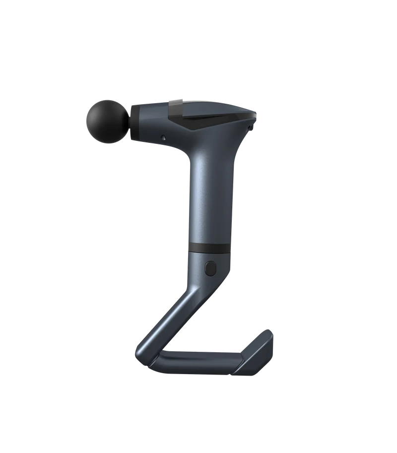 Pistolet de Massage Musculaire SYNERFIT 6 Vitesses Réglables 3 en 1 masseur dos et cervicales poignée amovible,modéle Move Gun colorie Gris