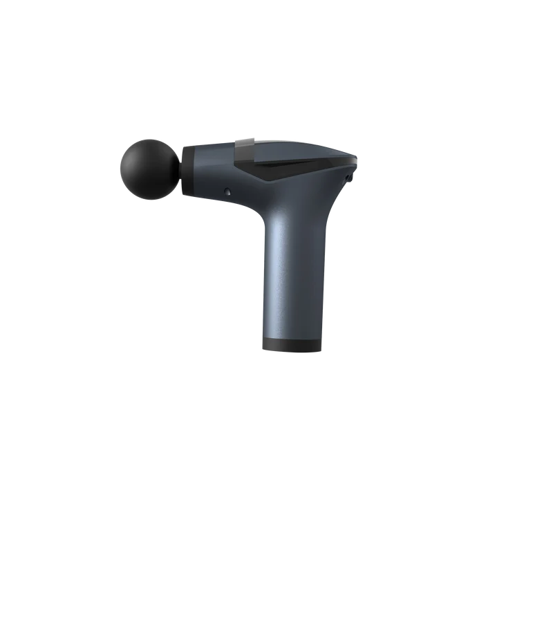 Pistolet de Massage Musculaire SYNERFIT 6 Vitesses Réglables 3 en 1 masseur dos et cervicales poignée amovible,modéle Move Gun colorie Gris