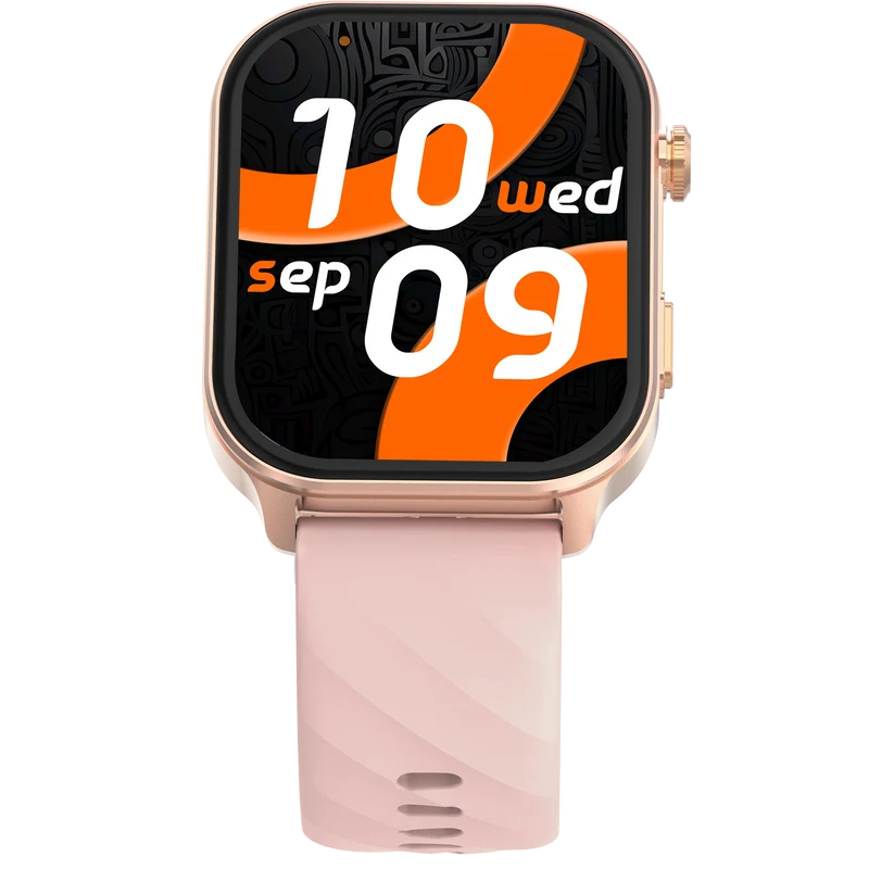 Montre connectée GPS edition VIVA-PRO écran haute définition avec un Verre de protection 2.5D bracelet silicone couleur Rose
