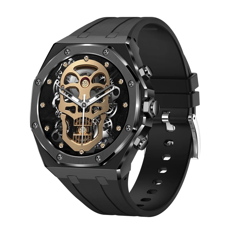 Montre connectée AMOLED NASA édition Arizona . écran couleur haute définition (avec bracelet silicone) couleur cadran Noir