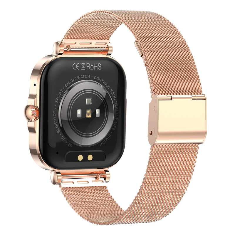 Montre connectée AMOLED- Edition Véga (avec bracelet milanais) couleur Or
