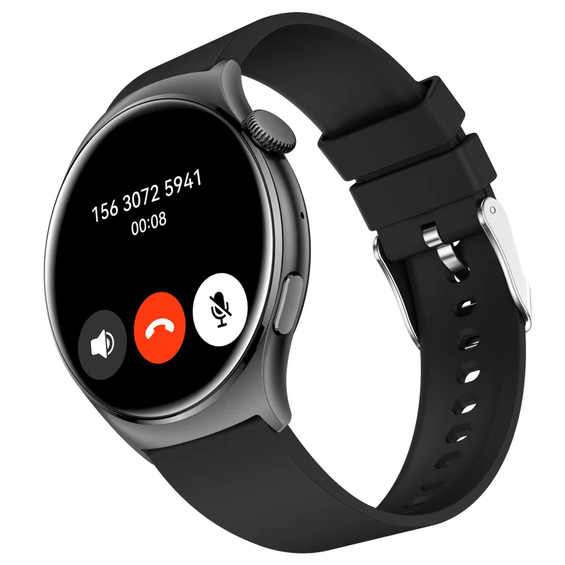 Montre connectée AMOLED - Edition Amnésia - (avec bracelet silicone) coleur Noir