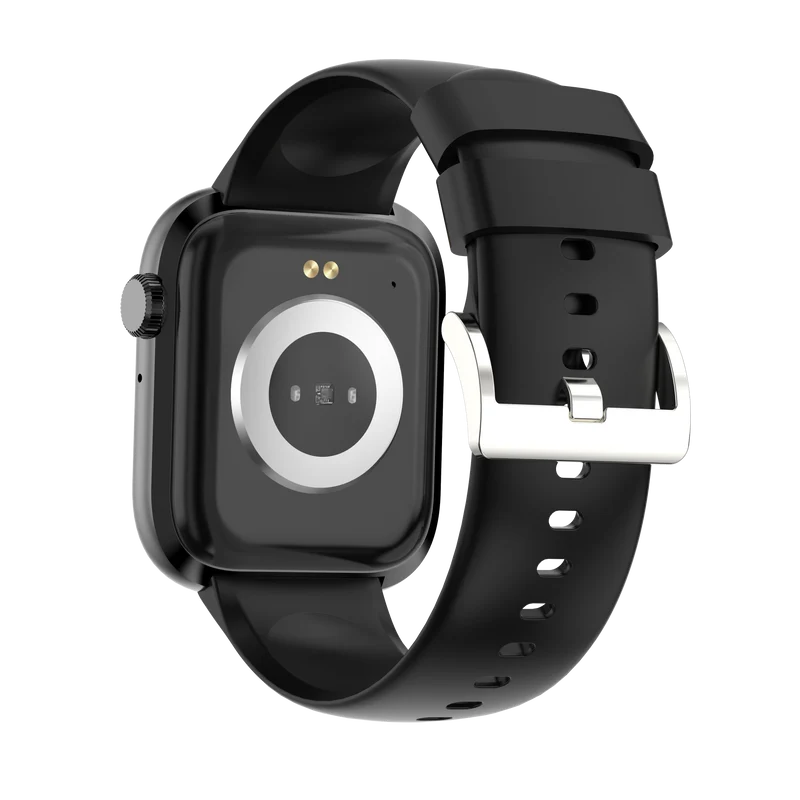 Montre connectée - Edition Omega-avec bracelet en silicone couleur Noir