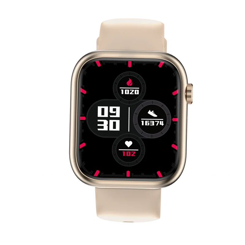 Montre connectée - Edition Omega-avec bracelet en silicone couleur Rose