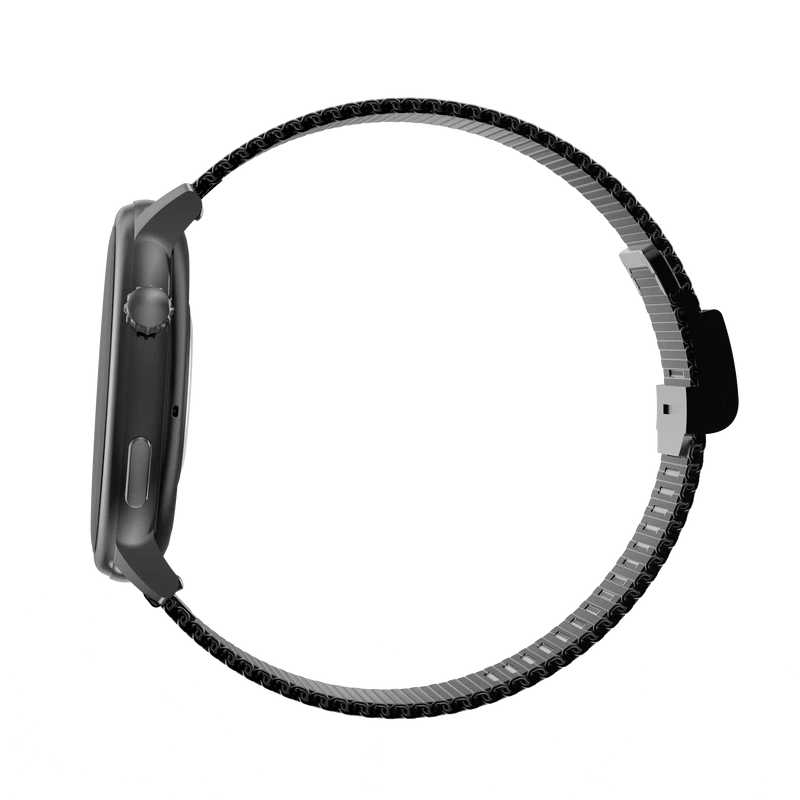 Montre connectée AMOLED - Edition Saphir (avec bracelet en acier inoxydable)coleur Noir