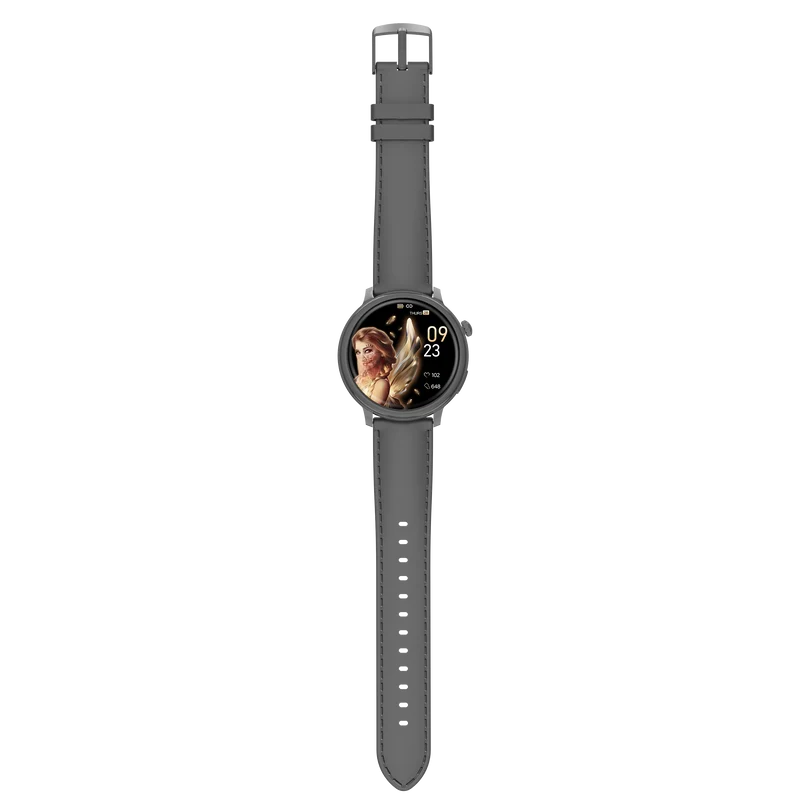 Montre connectée AMOLED - Edition Saphir (avec bracelet silicone) coleur Noir