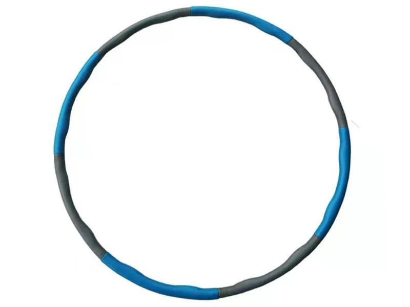 Hula Hoop en mousse Synerfit 100cm, 1,2kg (Bleu-Gris)
