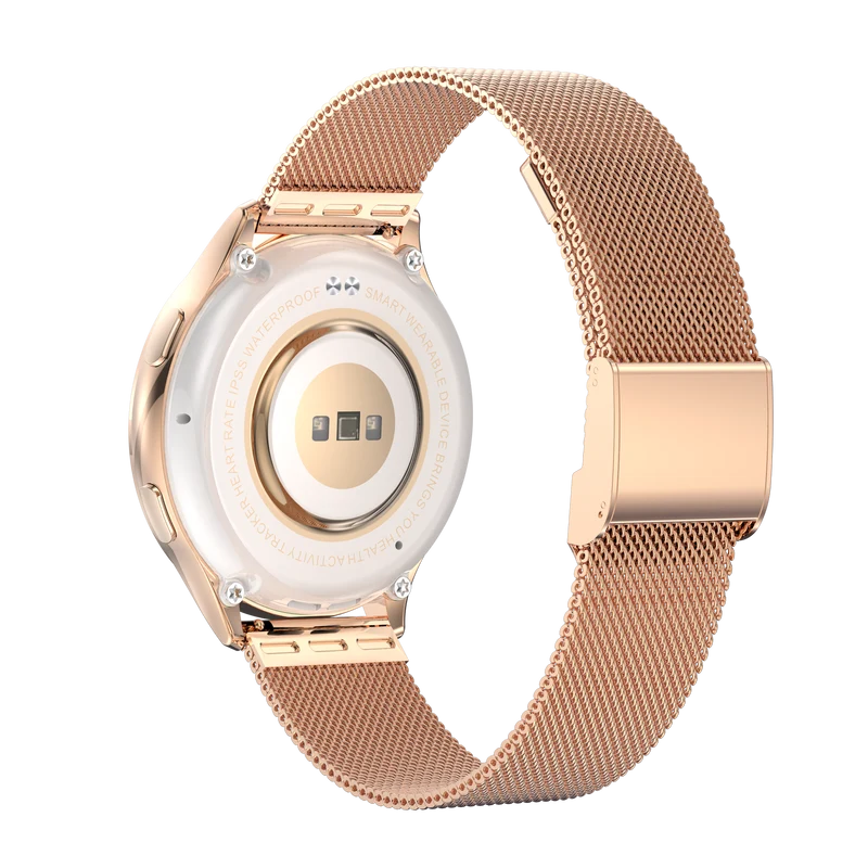 Montre connectée -Edition Vogue 2024 IP67 avec bracelet milanais couleur OR