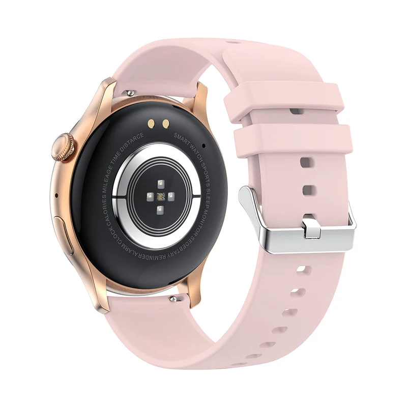 Montre connectée -Edition Vogue 2024 IP67 avec bracelet en silicone couleur Rose