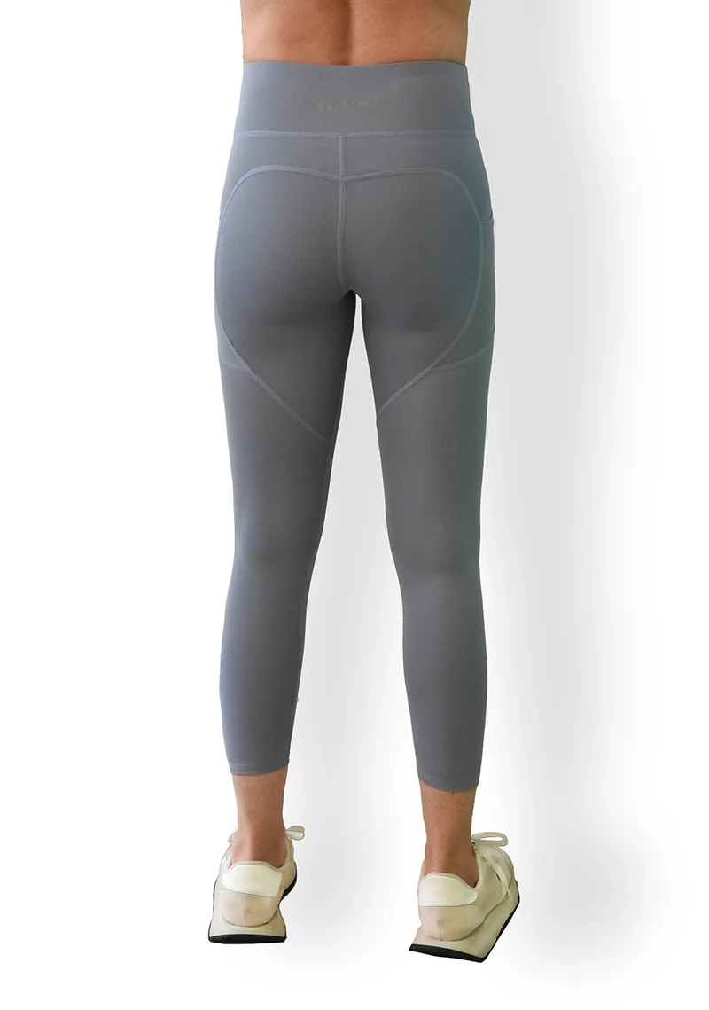 Legging fitness taille haute Gris