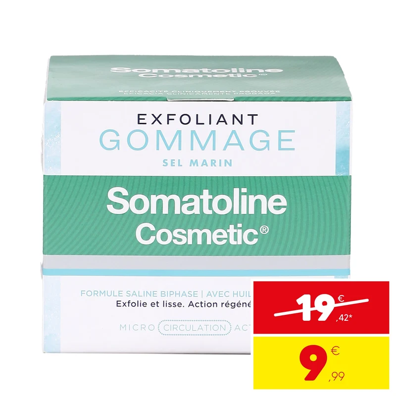 Gommage au sel marin regénérant et hydratant