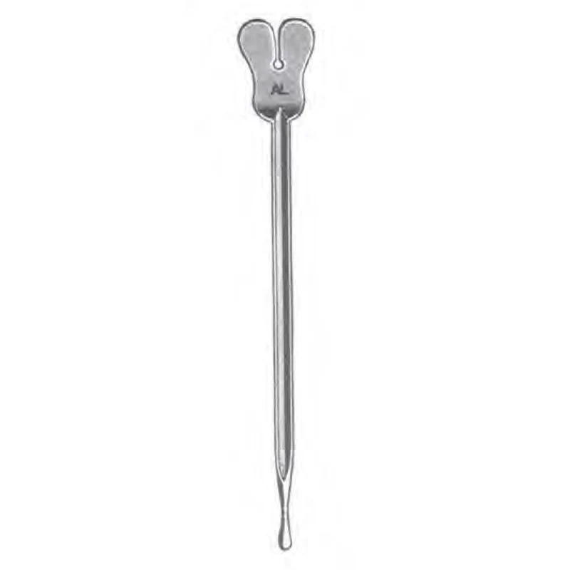 Sonde cannelée boutonnée 14cm 5-½"