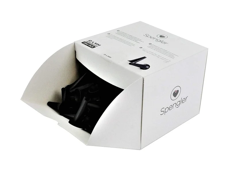 Spéculums Auriculaires, 250 pcs, dia. 4mm, noir, adulte, SPENGLER