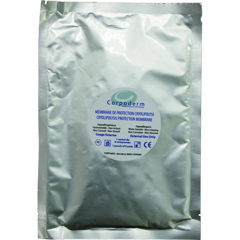 Sachet de 6 membranes de protection cryolipolyse Corpoderm*