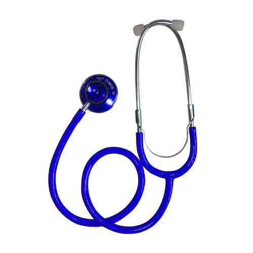 Stéthoscope double pavillon adulte bleu
