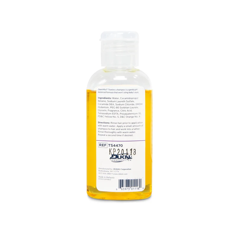 Shampoing pour bébé non irritant pour les yeux 2oz, 144 un
