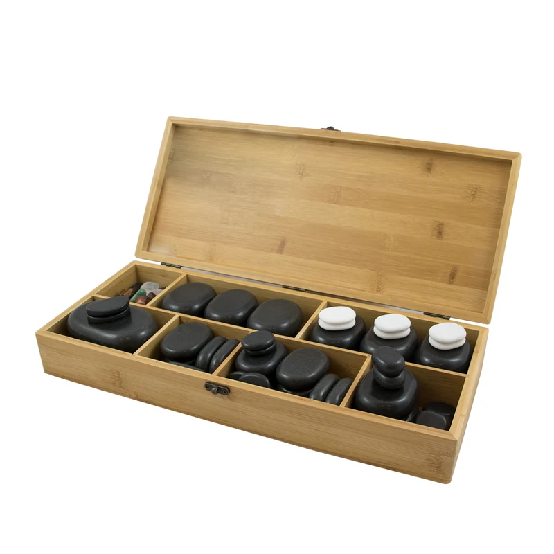 Coffret de 64 pierres en basalte BREATHE
