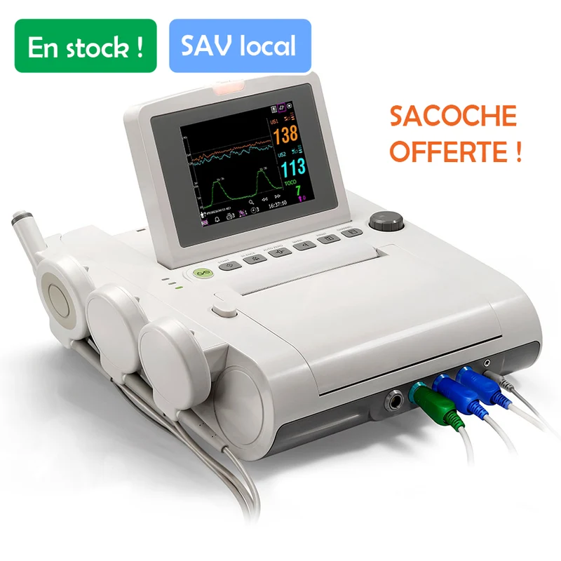 Moniteur foetal gémellaire Edan F3 + VCT + Sacoche offerte