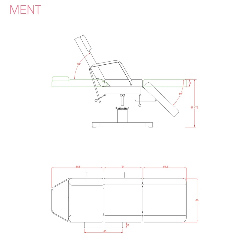 Fauteuil esthétique Ment