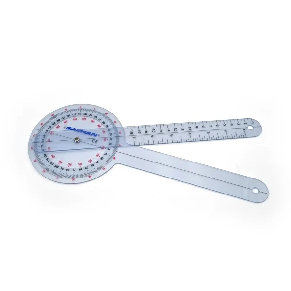 Goniomètre plastique 360° et Standard