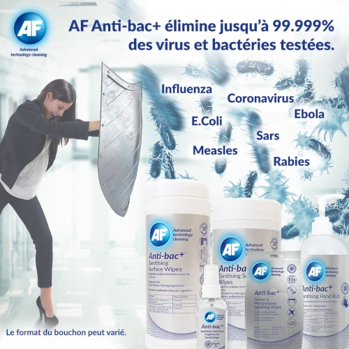 Gel désinfectant pour mains AF Anti Bac+ ABHHR500 500ml