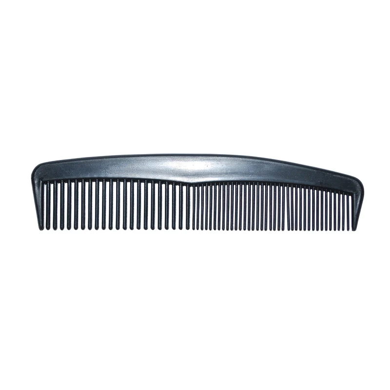 Peigne plastique 5" noir, 180 x 12 un