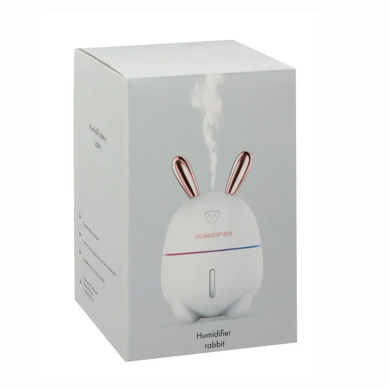 Humidificateur d'air et diffuseur d'huiles essentielles lapin