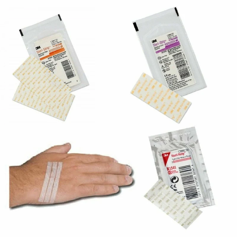 Sutures cutanées adhésives renforcées stériles Steri-Strip