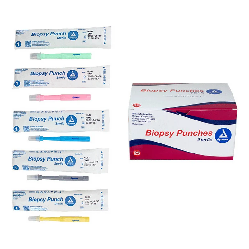 Poinçon de biopsie jetable